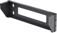 StarTech.com 2U Vertical Wall-Mount Bracket for 19inch Rack 2U, Black  picture