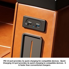 12 Volt USB Socket With Cap Dual Port Quick USB Charge Adapters (PD&Type-C RTTA picture