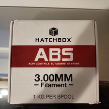 HATCHBOX ABS 3.00 mm 3D Printer Filament in Black, 1kg Spool picture