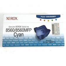 Genuine Xerox Cyan Solid 3 Ink Sticks Cartridges Toner Printer Supply 108R00723 picture