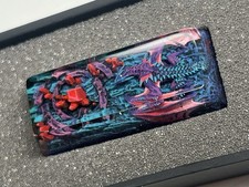 Dwarf Factory Mystic Dragon V2 Night Fury 2.25u Artisan Keycap picture