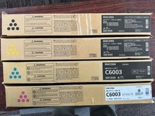 Ricoh MP P Toner C6003 Genuine 4 Color Set Black Cyan Magenta Yellow Japan picture