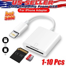 TF/SD Card Adapter Camera Reader for iPad iPhone6 7 8 Plus 13 14 15 Pro X Xs Lot picture