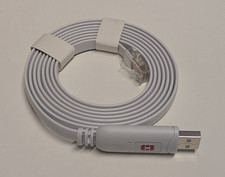 Fortinet USB to RJ-45 Console Cable, White, Compatible with Cisco Devices picture
