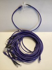 LOT 26 Monoprice 2 FT  24AWG Cat5e 350MHz UTP Ethernet Network Cable Purple 568B picture