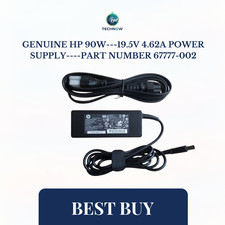 GENUINE HP   90W---19.5V   4.62A   POWER SUPPLY----PART NUMBER 67777-002 picture