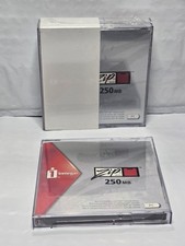 Iomega: 250 Mb Zip Disks - Lot Of 3 PCS | 2 New In Original Box 1 New Opened picture
