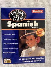 Berlitz Think and Talk Spanish Language Course CD-Rom - New/Sealed. picture