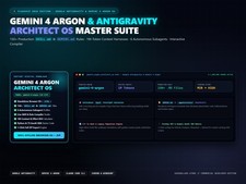 Gemini 4 Argon and Google Antigravity Architect OS 150+ SKILL.md GEMINI.md Kit picture