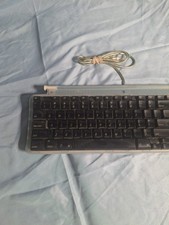 Vintage Apple USB M2452 (1998) Teal Blue iMac Extended Keyboard  picture