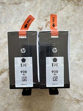 Genuine HP 920XL Ink Cartridge Black New Exp 11/2021 picture