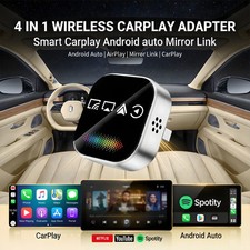 2026 Upgraded  4-in-1 Wireless CarPlay Adapter CarPlay + Screen Mirroring picture