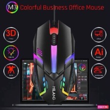 More. RGB Wired USB Gaming Mouse, 5 Units, New Condition picture