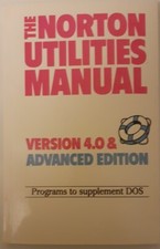 Norton Utilities Manual version 4.0 from 1987 picture