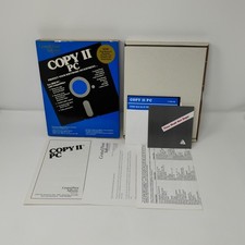 COPY II PC Central Point Computer Software Big Box Floppy 5.25 Disk Vintage 1988 picture