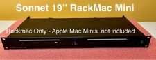 Sonnet RackMac Mini (19”) 1U Rack Kit For two Apple Mac Mini picture