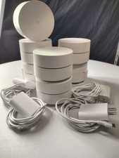 Google Wifi AC-1304 AC1200 Mesh Wi-Fi Router Lot of 7 Points Dual-Band picture