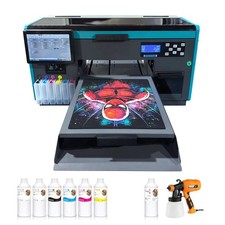 Direct To Garment Textile Ink Automatic 4720 A3 DTG Printer with DTG Ink picture