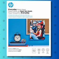 HP Everyday Photo Paper Glossy 8-1/2 x 11 50 Sheets/Pack Q8723A picture