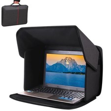 Portable Laptop Sun Shade Foldable Privacy Shield Hood Fits 1214 Inch Case picture