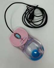 Hello Kitty Liquid Filled Computer Mouse Aqua Bathtub Vintage Optical USB Works picture