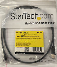 StarTech.com 1m (3ft) Slim SuperSpeed USB 3.0 A to Micro B Cable - M/M picture