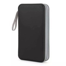 96 Capacity CD DVD Storage Case Portable Disc Holder Organizer Wallet Car Travel picture