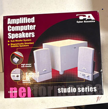 Cyber Acoustics CA-3000 2.1 Wired Speaker System w/ Subwoofer 10W White picture