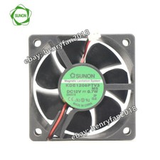 For SUNON Fan KDE1206PTV3 DC 12V 0.7W 60*60*25MM 2-Pin Slient CPU Cooling Fan picture
