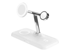 *NEW* Targus Hyper HyperJuice Qi2 4 in 1 Charging Stand White 4 1 HJ3004WHGL picture