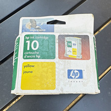 HP 10 Yellow Genuine Original Inkjet Cartridge C4842A for 2000C 2500C picture