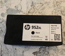 New HP 952XL Black Ink Cartridge F6U19A High Yield Genuine OEM picture
