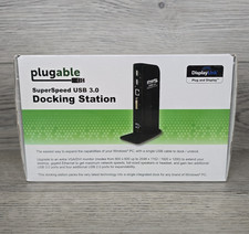 Plugable UD-3000 SuperSpeed USB 3.0 Universal Laptop Docking Station DisplayLink picture