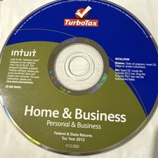 Intuit Turbo Tax 2012 Personal and Business Home and Business Software CD only picture
