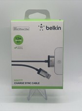 Belkin Mixit Charge Sync Cable 1.2m Black  4 foot cable iPod iPhone iPad Sealed picture