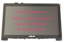 Asus Zenbook Pro 4K LCD 15.6-inch Touchscreen Complete W/ Screws UX501VW NICE picture
