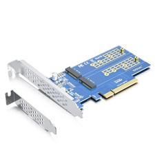 10Gtek Dual M.2 NVMe SSD Adapter Card - PCIe 3.0 x8 Slot (M-Key), Supports 2X... picture