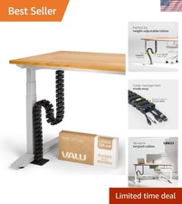 Flexible Cable Management Spine with Magnetic Link - Sleek Under-Desk Solution picture