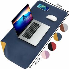 Large PU Leather Dual Sided Desk Pad Non-Slip Mouse Pad Desk Mat 600MM X 1200MM picture