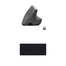 Logitech Premium Ergonomic Bundle: MX Vertical Mouse + XL Mouse Pad picture