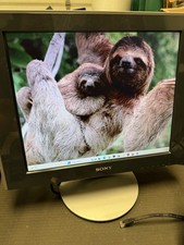 Sony SDM-HS73 15” TFT LCD Computer Display Monitor Screen VGA Back Panel Tested picture