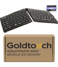 Goldtouch Go2 Mobile Keyboard (GTP-0044) - Portable Foldable Travel Ergonomi... picture
