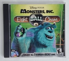 Monsters Inc Eight Ball Chaos Disney Pixar Windows 95/98/Me CD-Rom Game picture