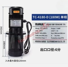 1Pcs New TC-4180 Filterable Coolant Pump 1/4HP 220/380V 3 Phase 180W 180mm picture