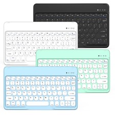 Round Cap Wireless Keyboard 10 Inch - Bluetooth Type-C Charging Cable Included picture