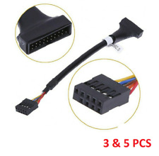New Portable USB 3.0 20-PIN Header Male to USB 2.0 9-PIN Female Adapter picture