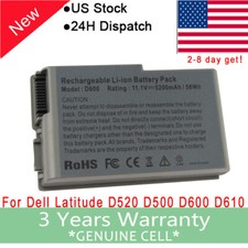 Fancy Laptop Battery for Dell Latitude D500 D505 D510 D520 D530 D600 D610 c1295 picture