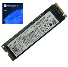 Micron 256GB NVMe 2200S SSD with Windows 11 Pro for Dell Lenovo HP Acer IBM ASUS picture