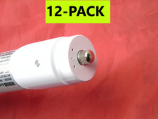 90W 8FT LED Tube Light Bulbs T8 FA8 Single Pin Dual End Powered Clear (12-Pack) picture