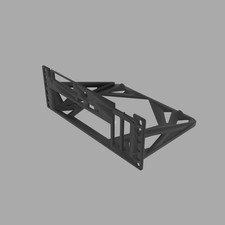 Mini ITX Rackmount Case for 10 Inch Rack V2 PC Chassis Homelab Server Black PETG picture